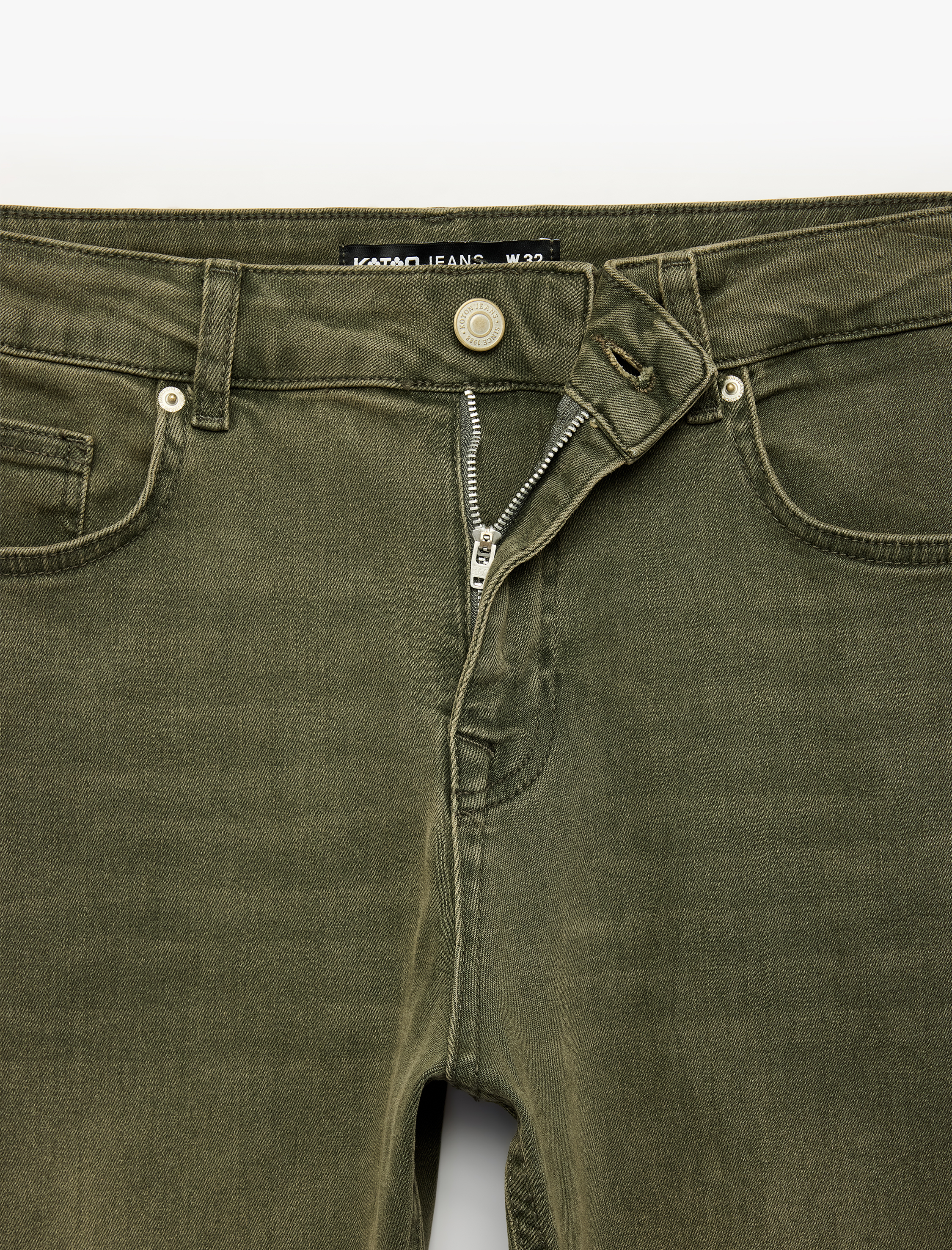   Pamuklu 5 Cepli Normal Bel Slim Fit Jean Pantolon - Brad Jean