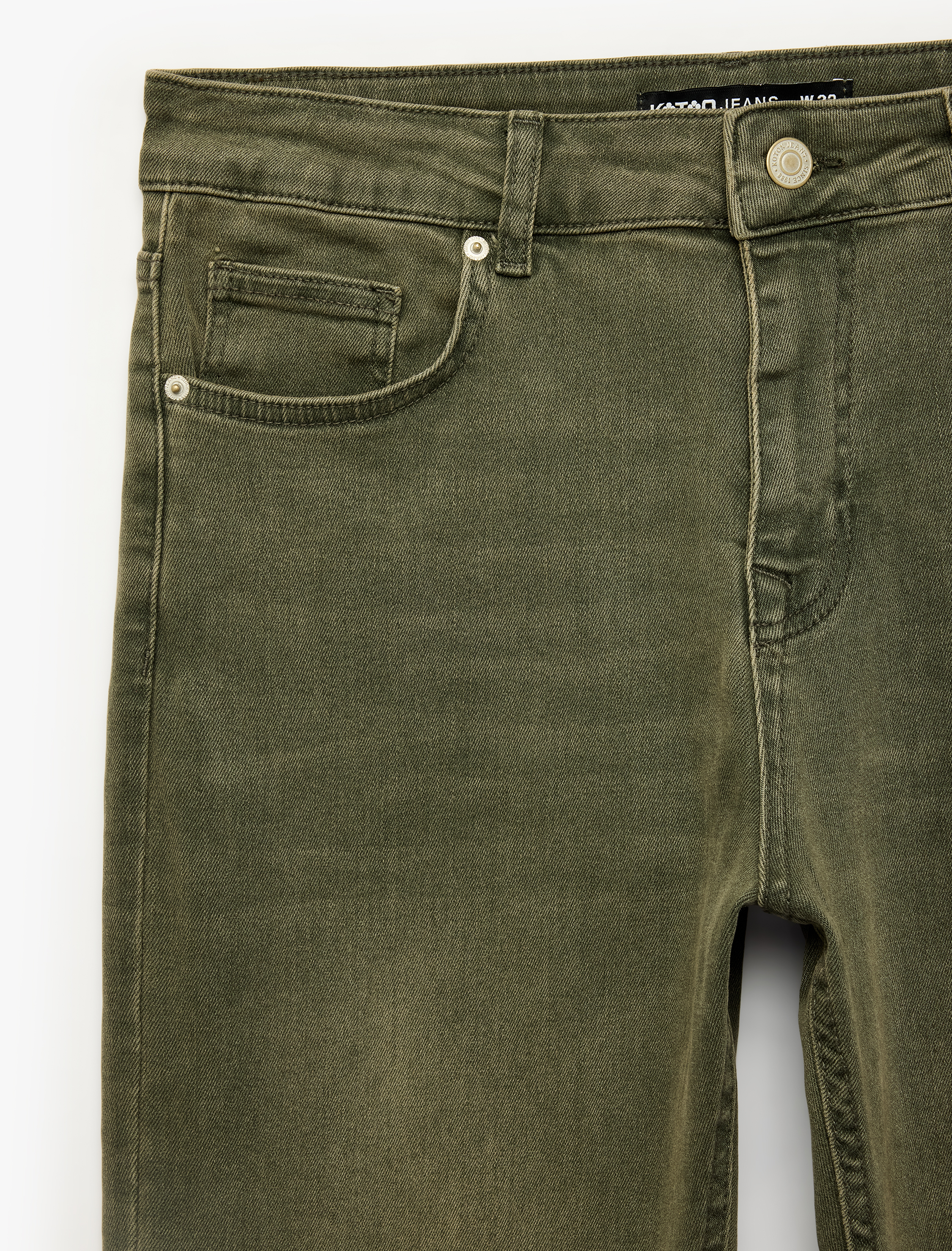   Pamuklu 5 Cepli Normal Bel Slim Fit Jean Pantolon - Brad Jean