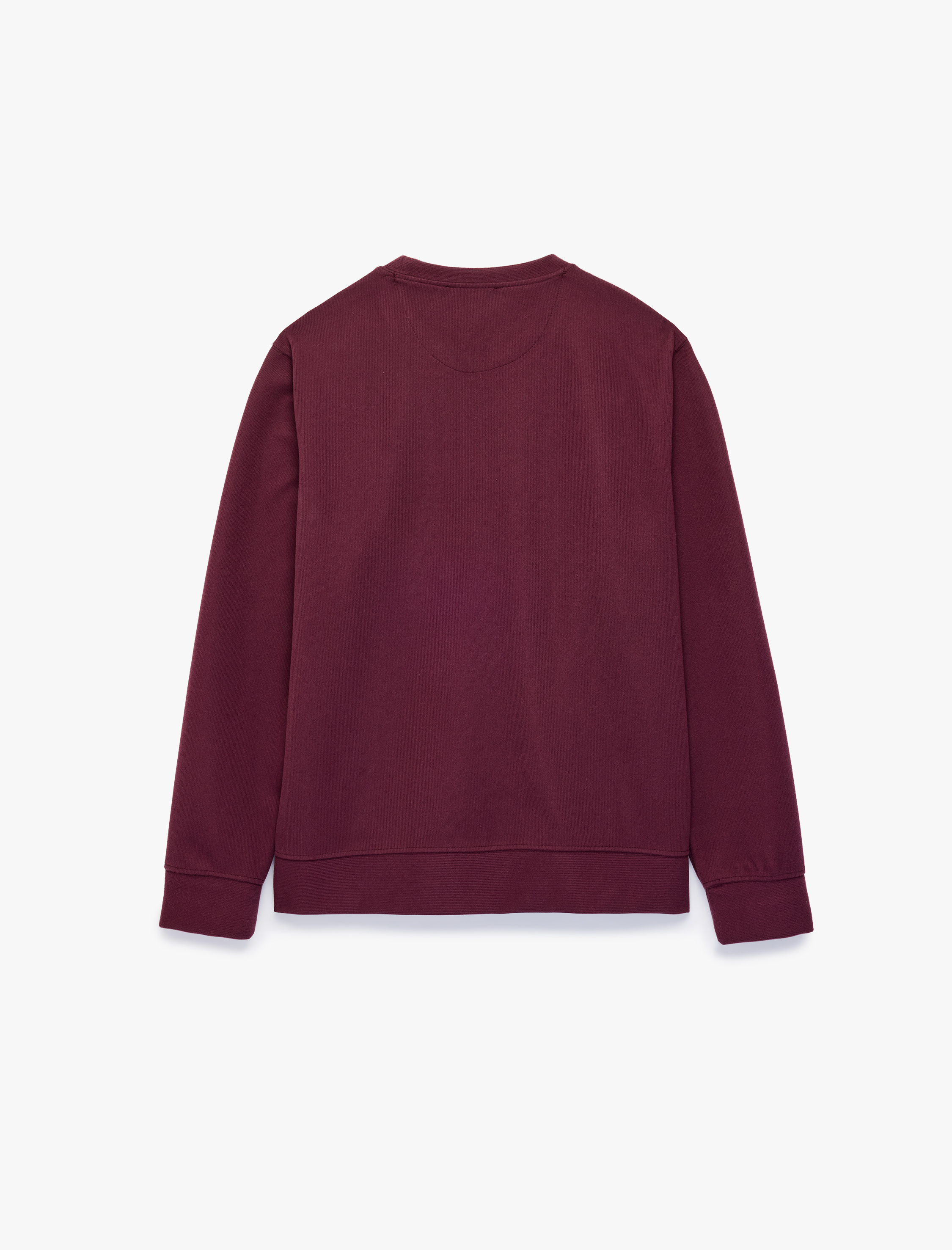   Uzun Kollu Bisiklet Yaka Basic Sweatshirt