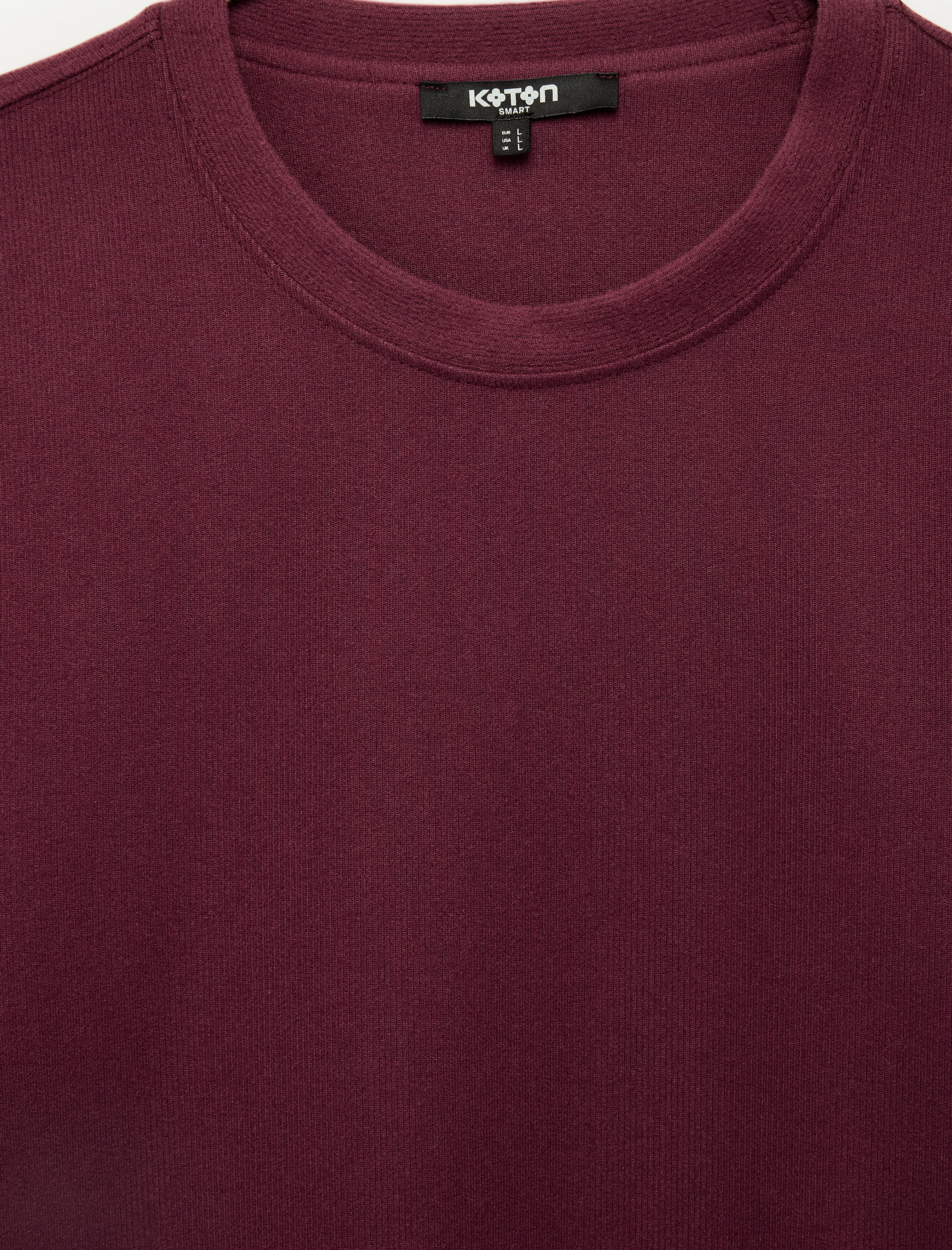   Uzun Kollu Bisiklet Yaka Basic Sweatshirt