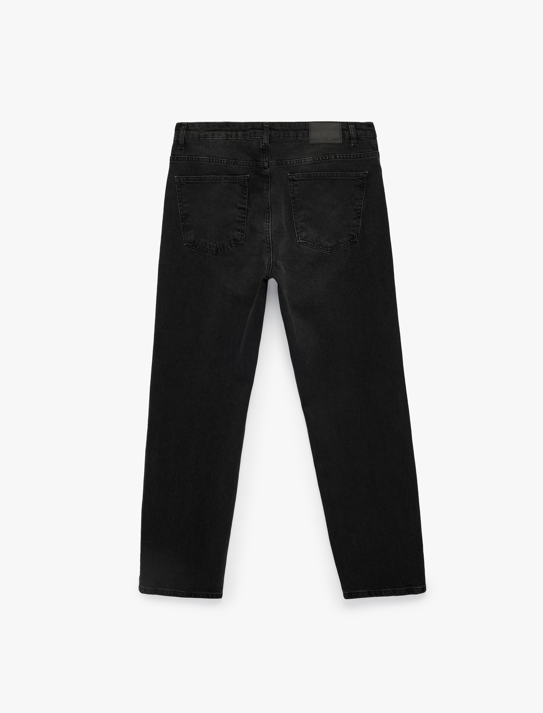   Normal Bel 5 Cepli Pamuklu Vintage Straight Jean Pantolon