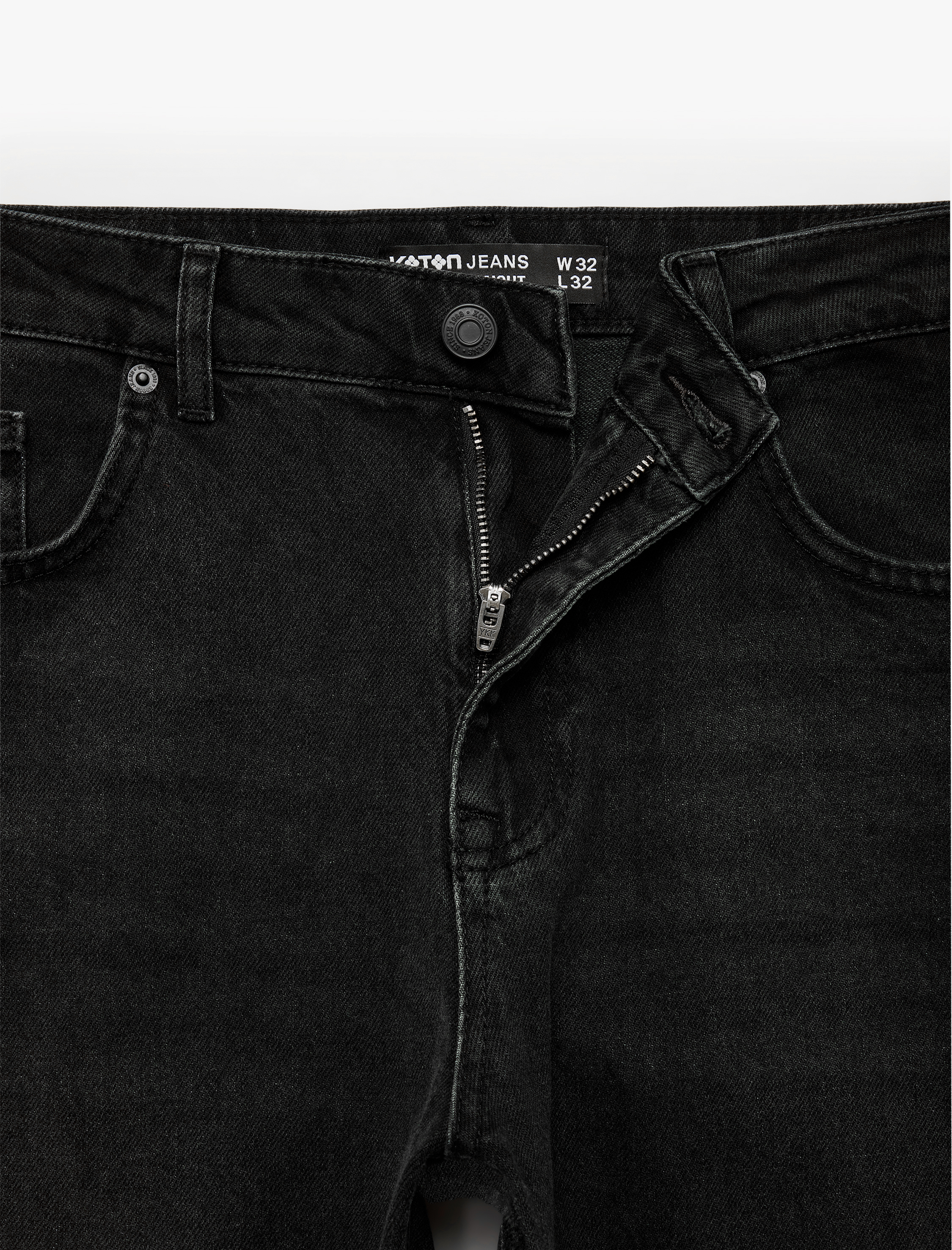   Normal Bel 5 Cepli Pamuklu Vintage Straight Jean Pantolon