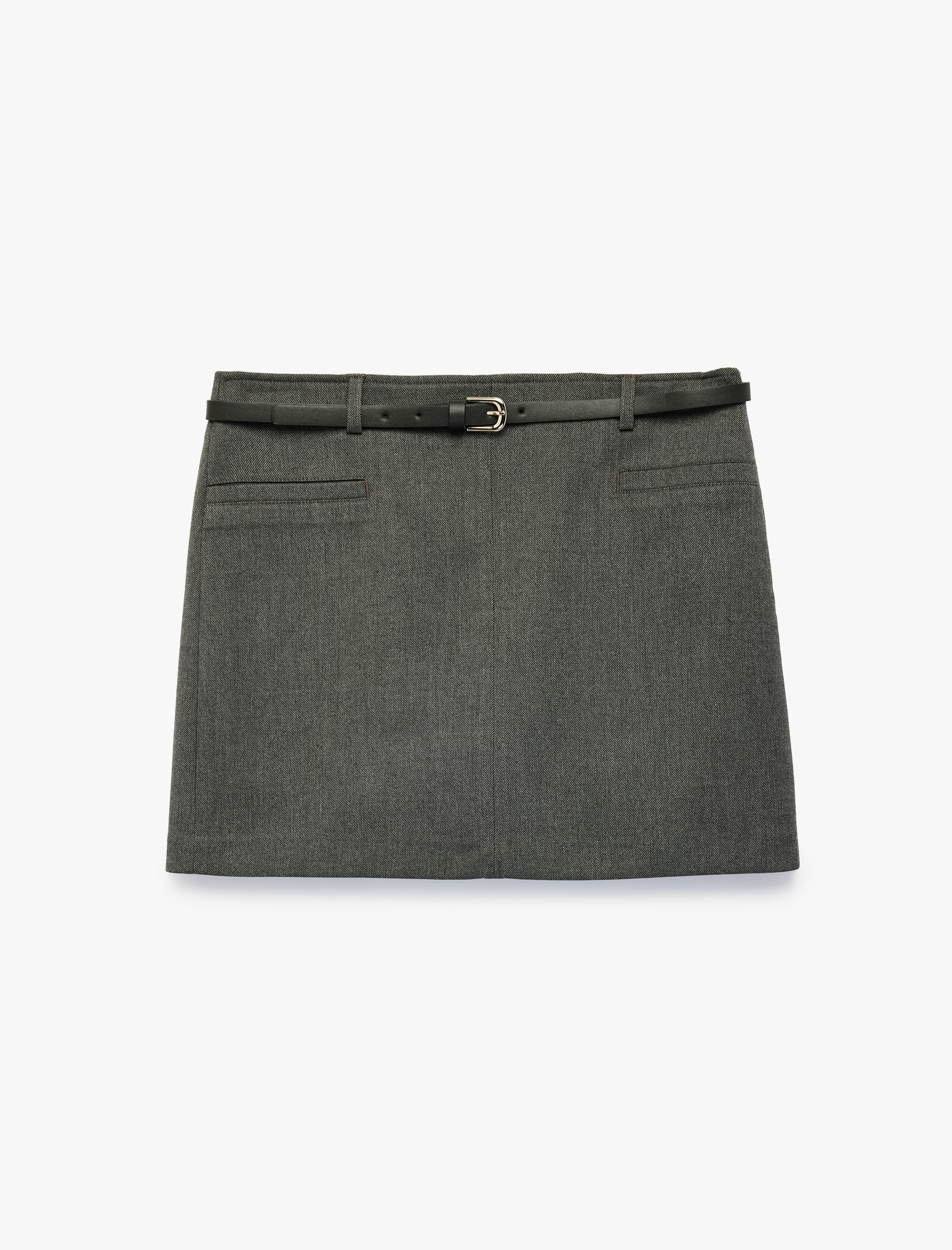   Koton X Selected by Şahika Ercümen - A Kesim Slim Kemerli Mini Etek