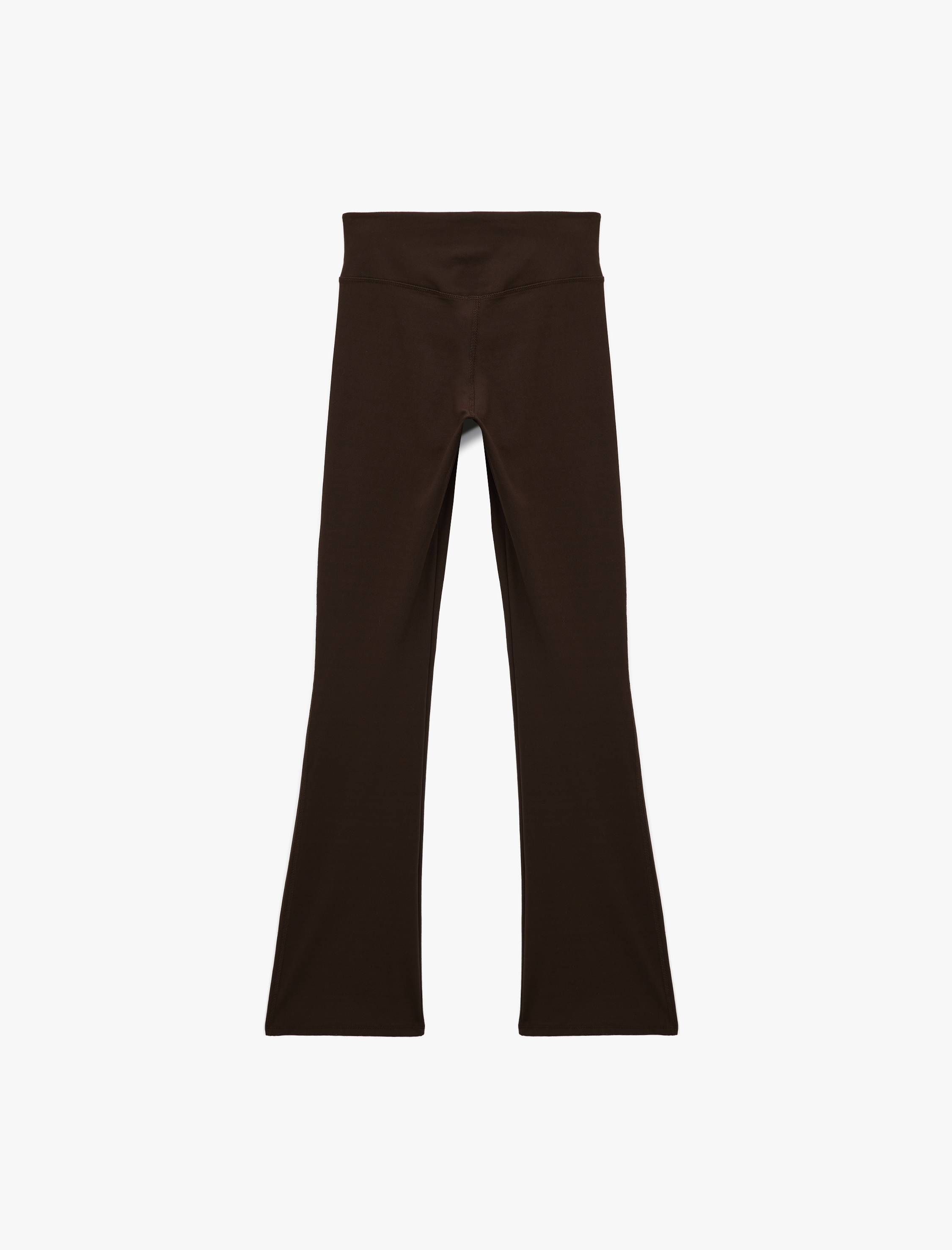   Yüksek Bel Slim Fit İspanyol Paça Spor Tayt