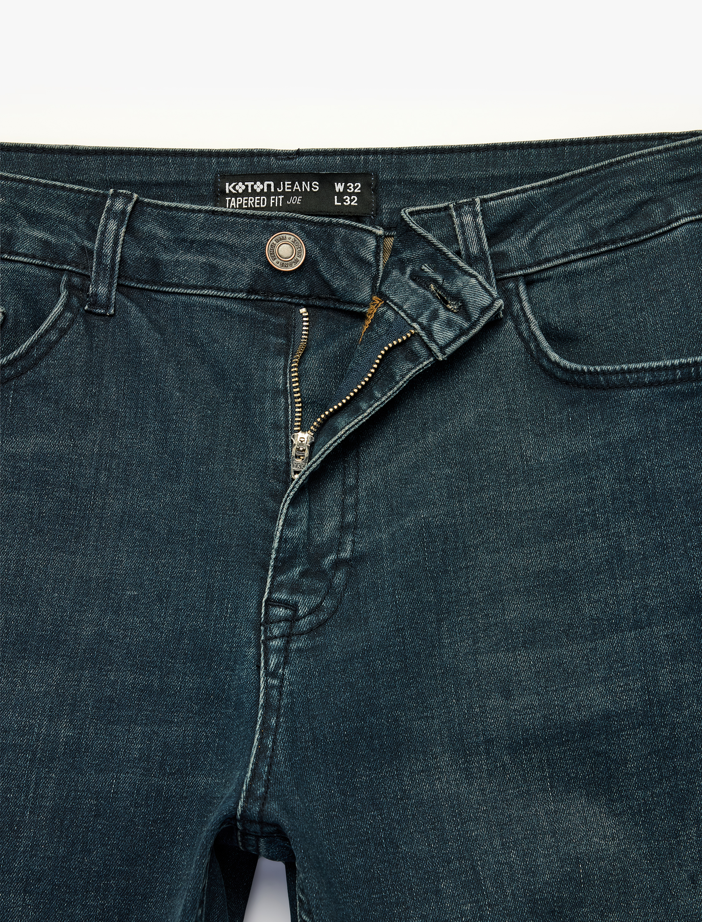   Beş Cepli Normal Bel Pamuklu Tapered Fit Jean Pantolon - Joe Jean