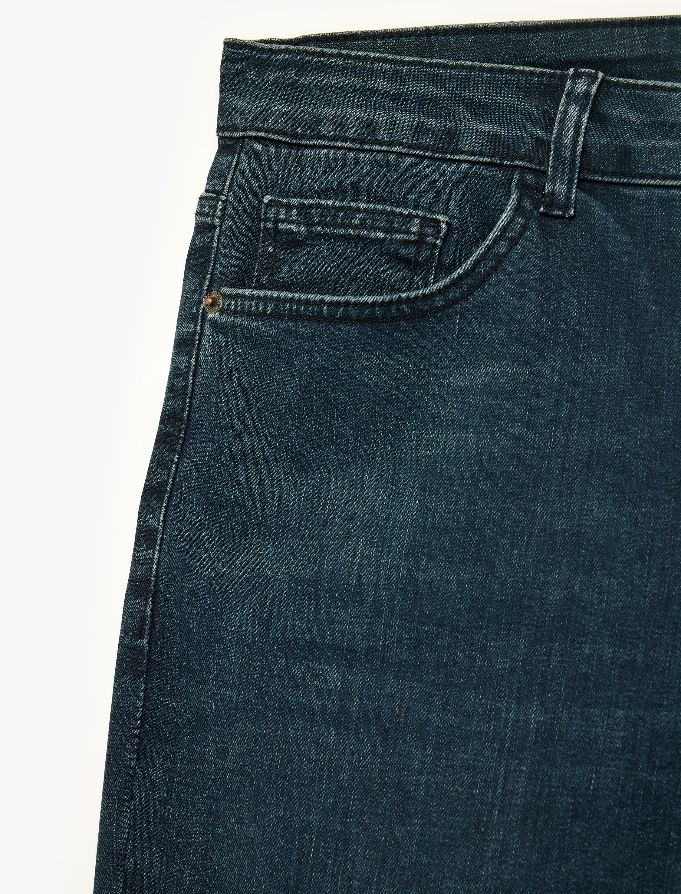   Beş Cepli Normal Bel Pamuklu Tapered Fit Jean Pantolon - Joe Jean
