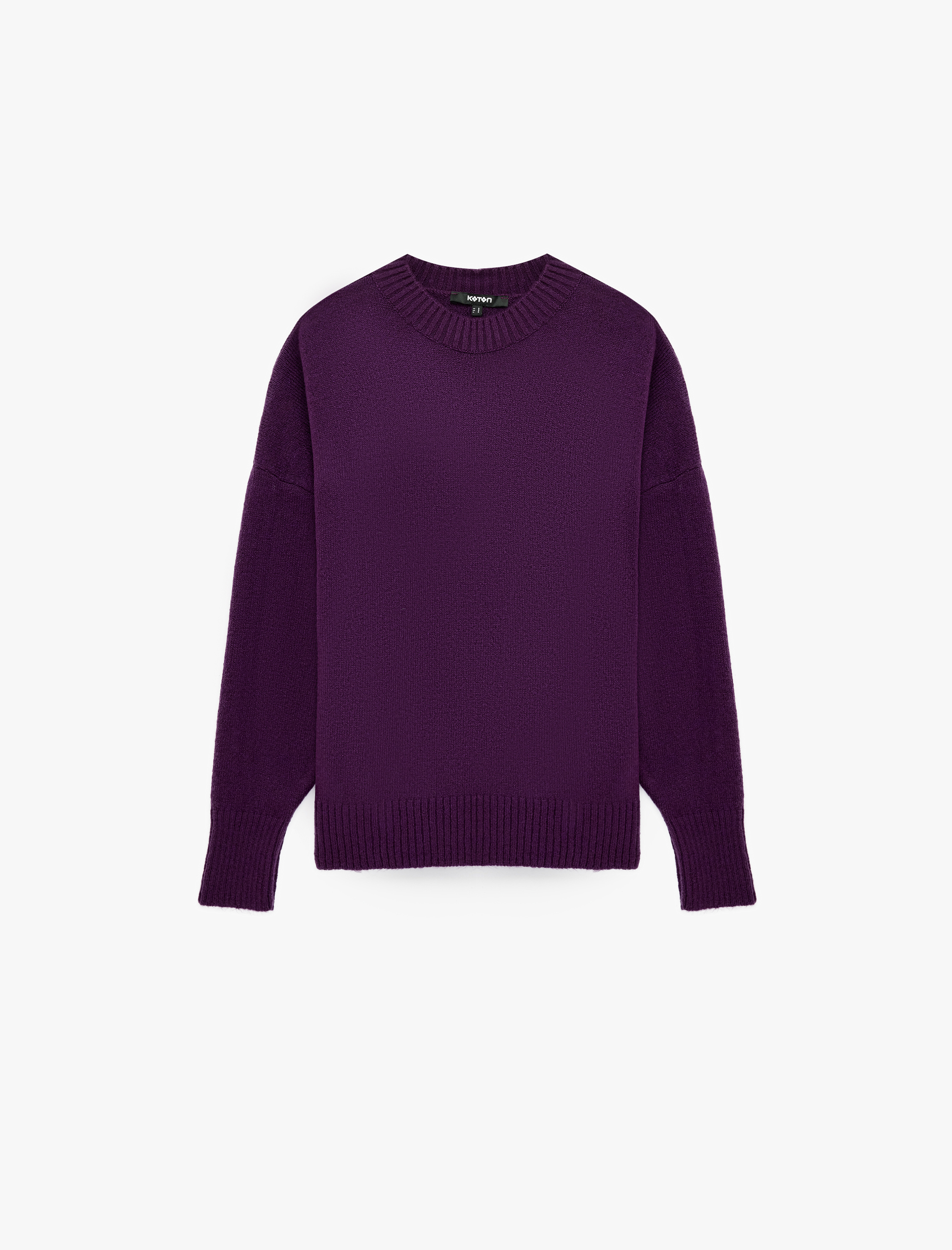   Oversize Triko Kazak Bisiklet Yaka Uzun Kollu