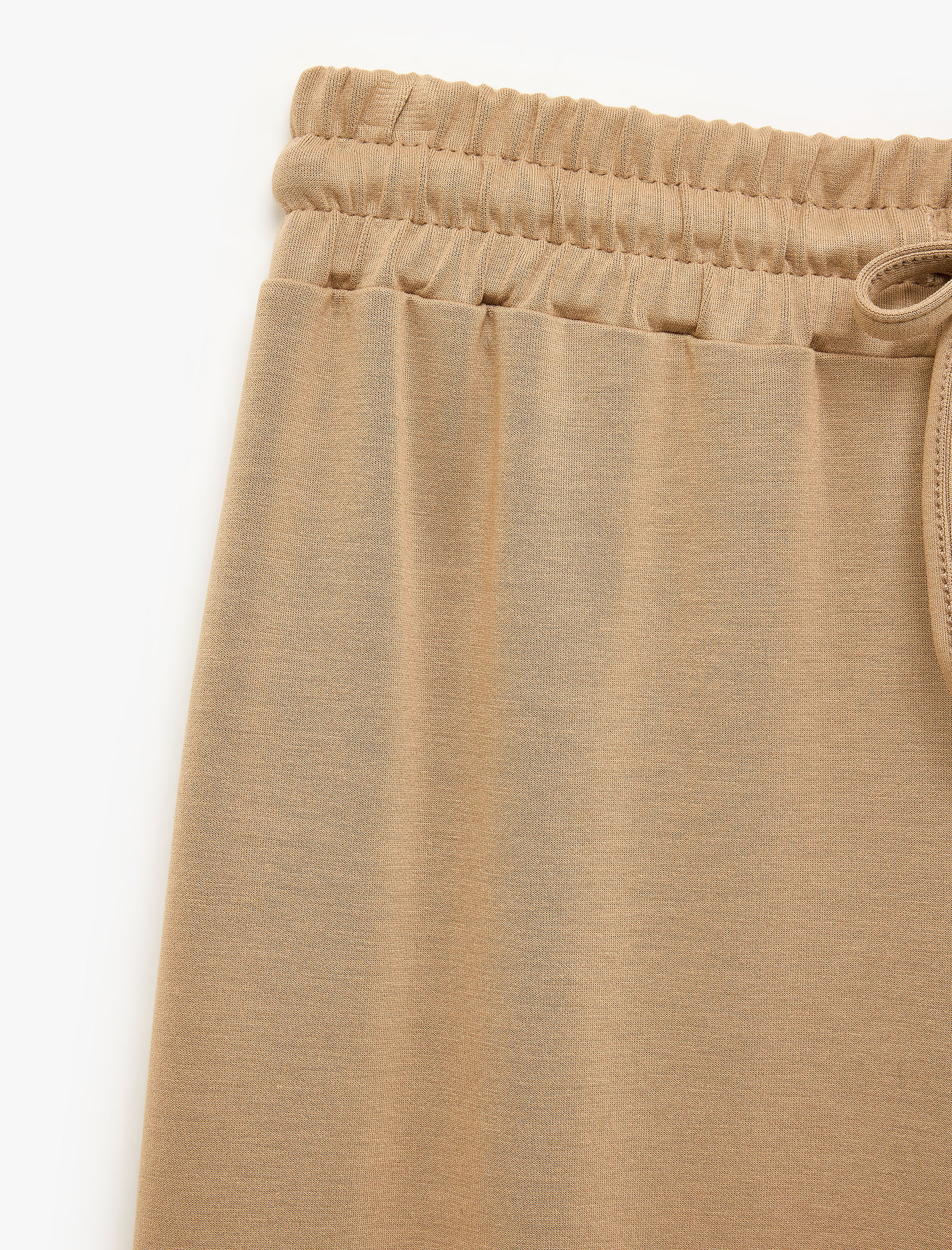   Modal Kumaş Beli Bağcıklı Straight Fit Eşofman Altı