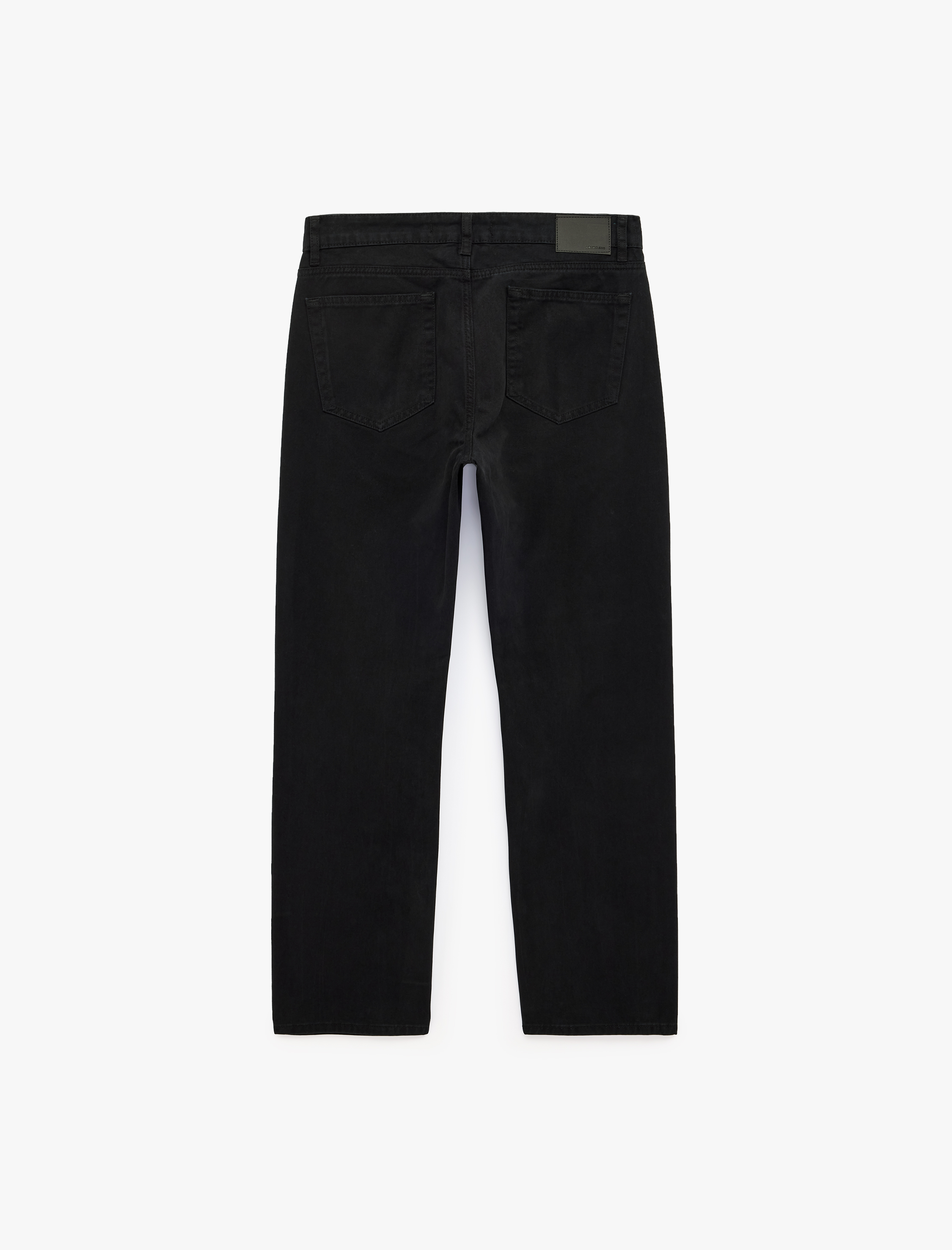   Normal Bel Cepli Pamuklu Straight Fit Jean Pantolon
