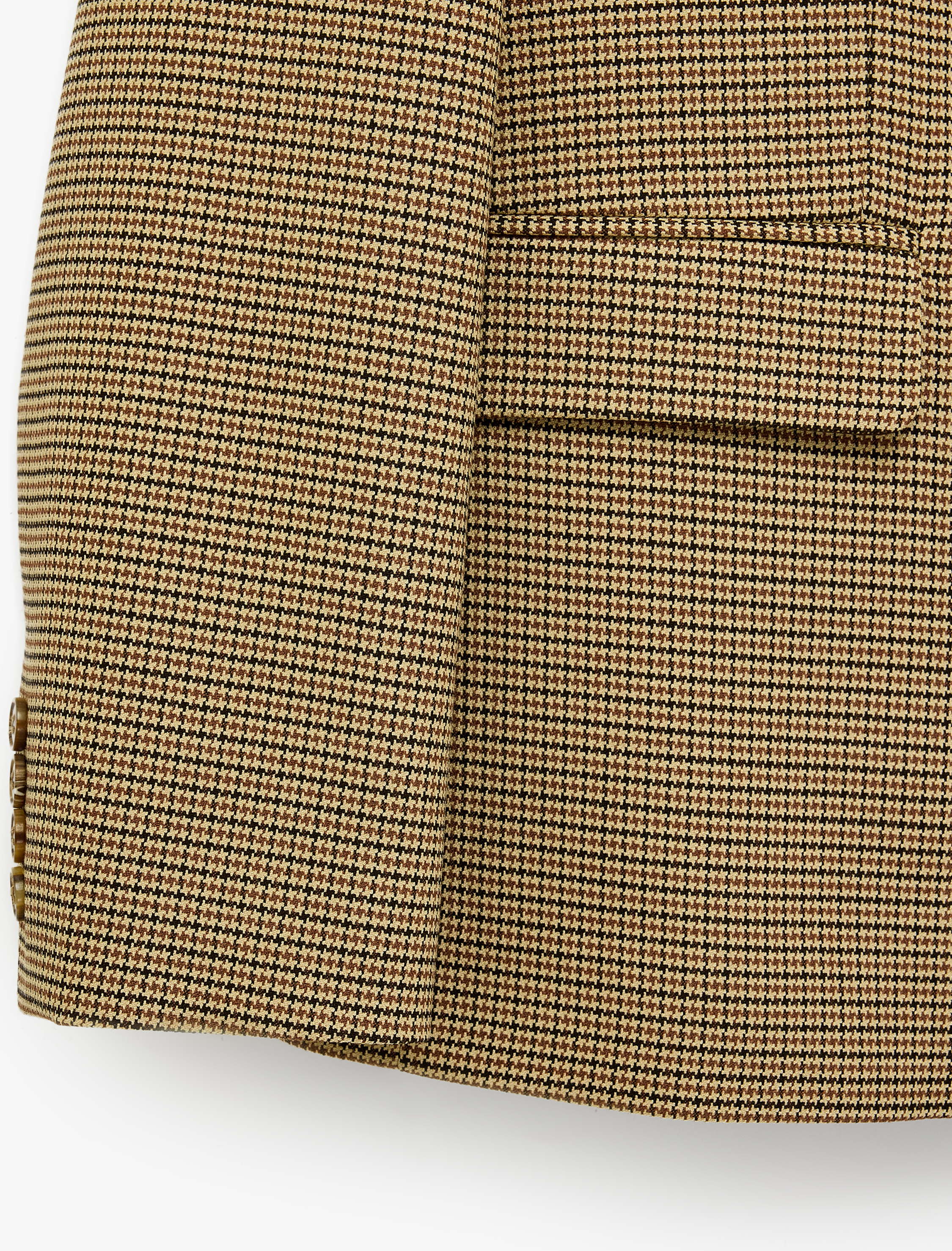   Ekose Blazer Ceket Cepli Uzun Kollu Regular Fit