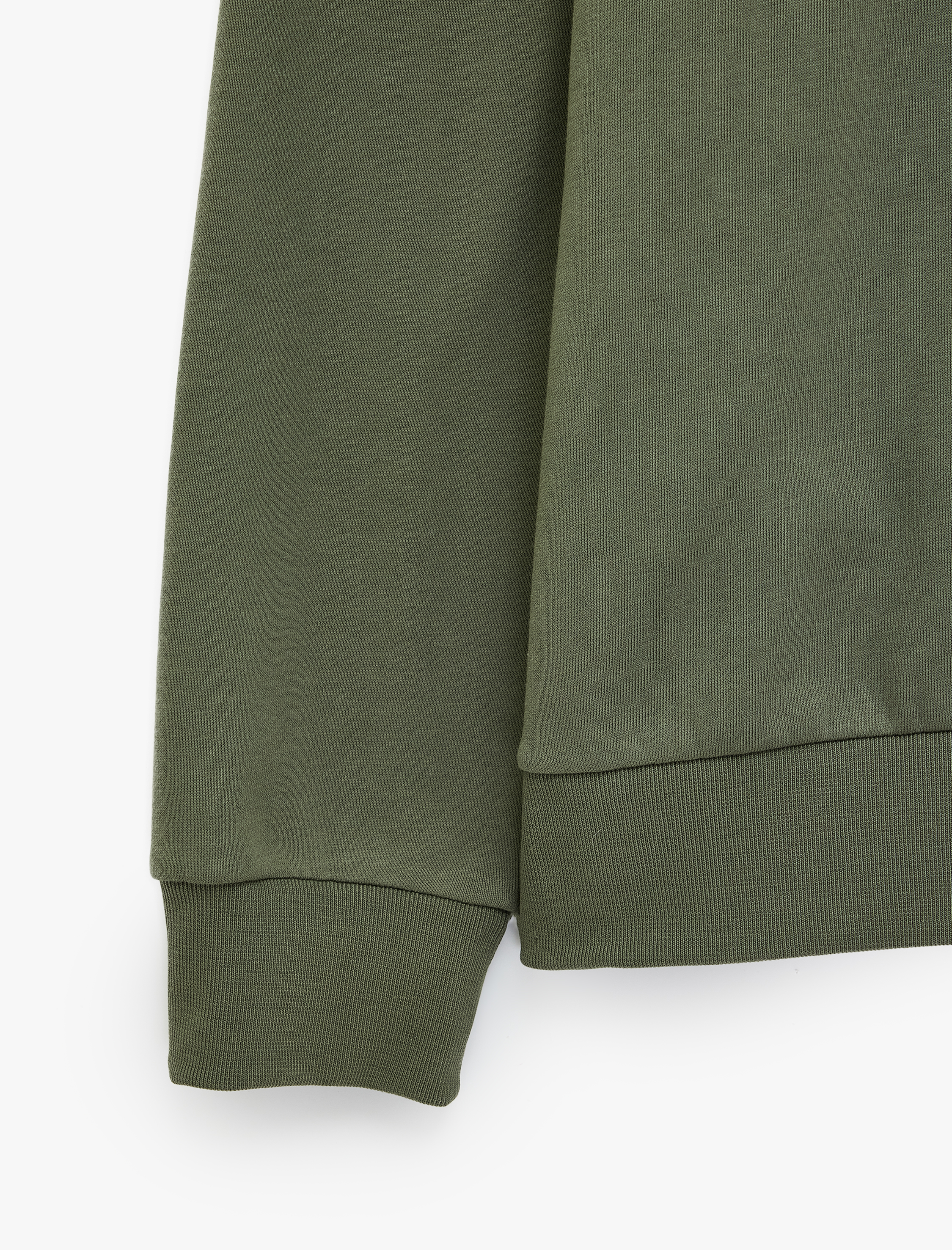   Üç İplik Şardonlu Regular Fit Baskılı Bisiklet Yaka Uzun Kollu Sweatshirt