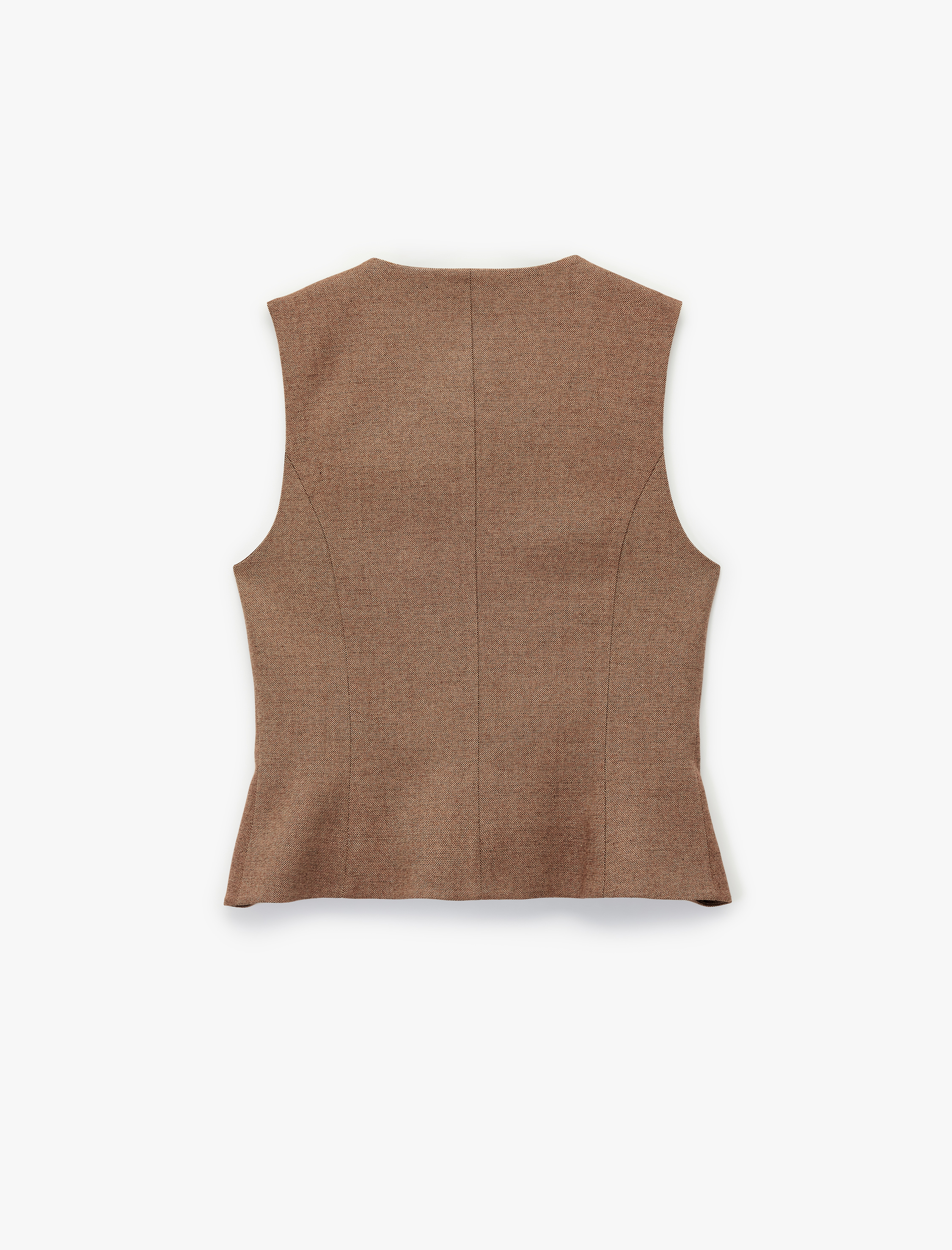   Bisiklet Yaka Düğmeli Blazer Yelek