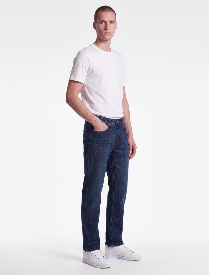  Pamuklu Normal Bel Cepli Straight Fit Jean Pantolon - Mark Jean
