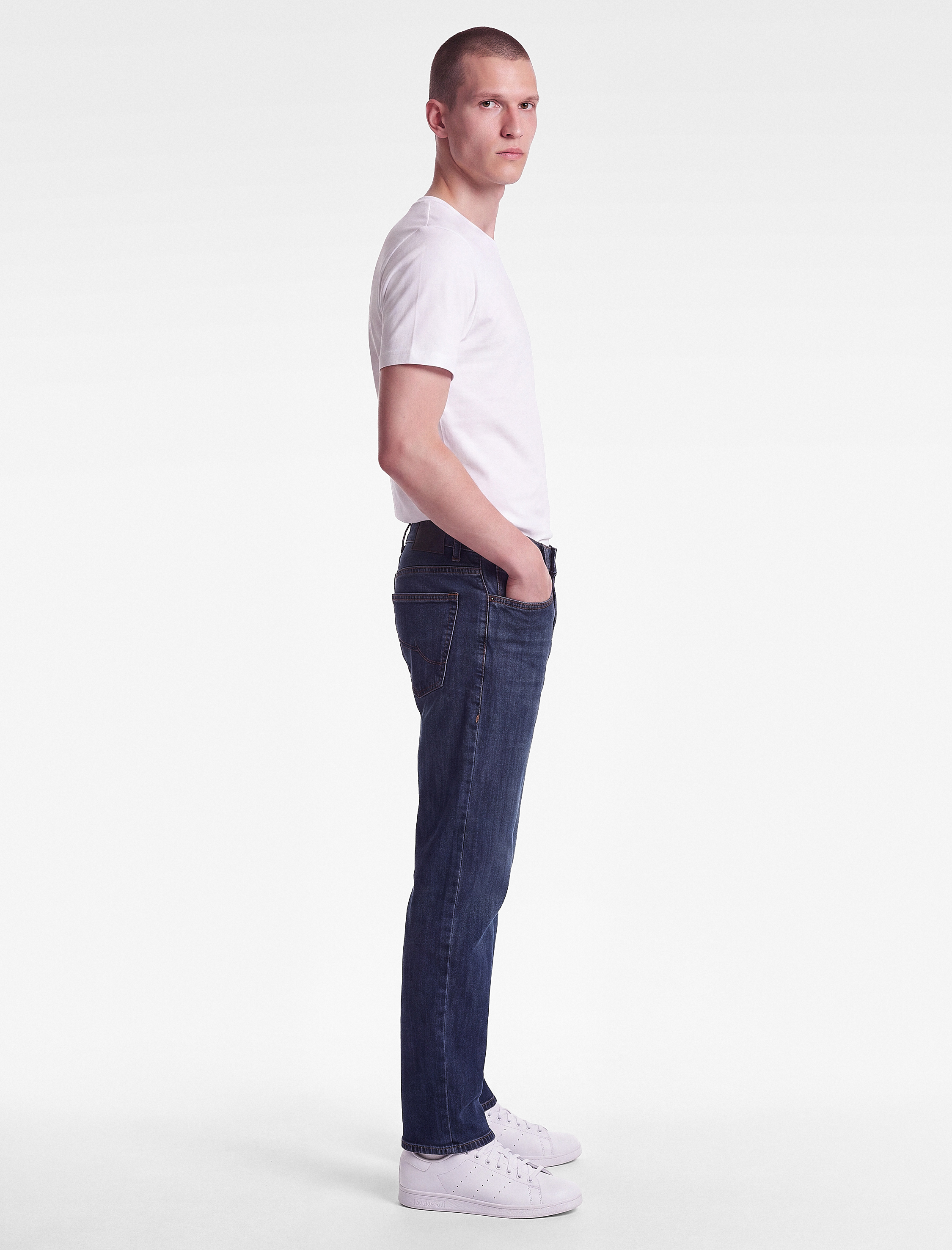   Pamuklu Normal Bel Cepli Straight Fit Jean Pantolon - Mark Jean