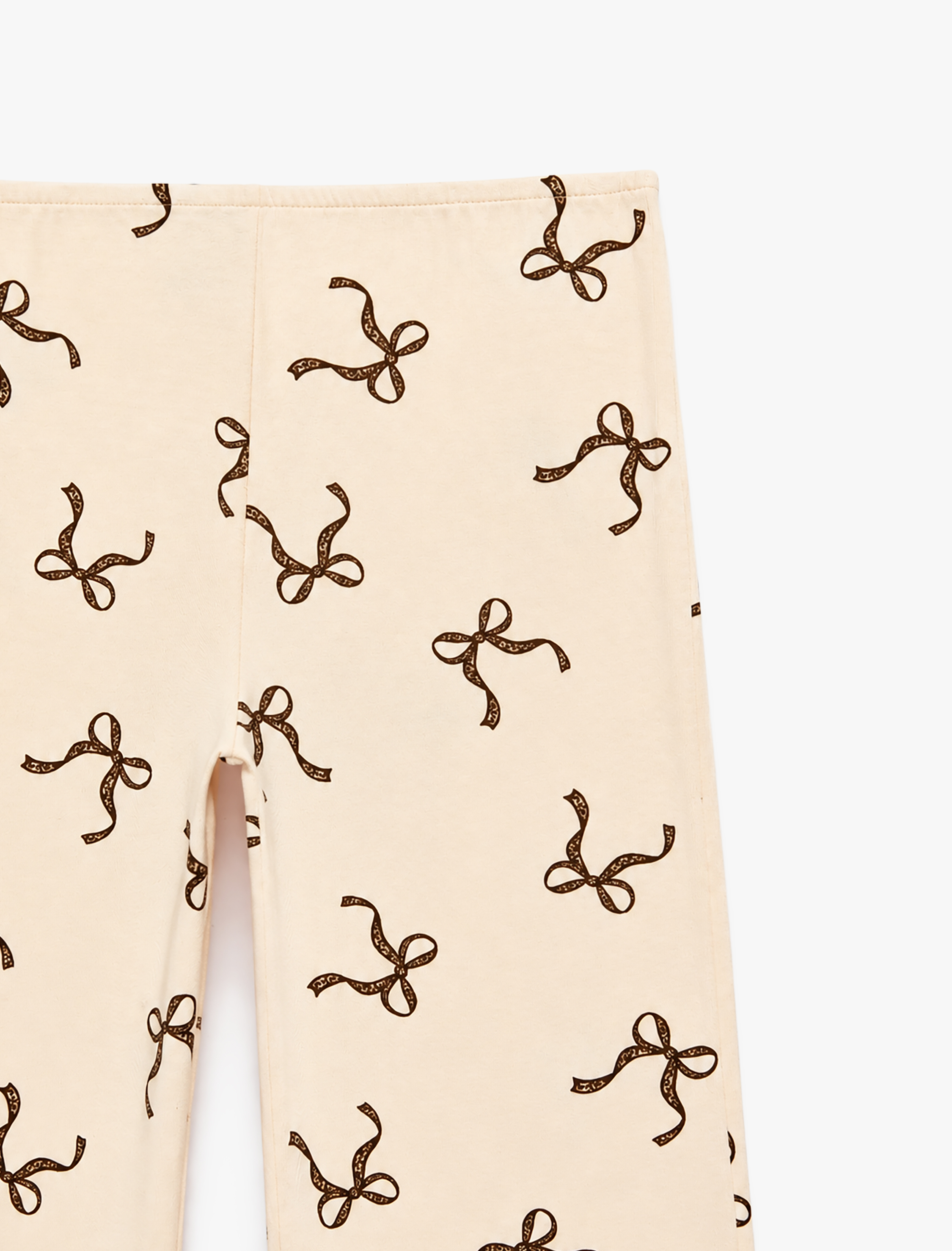   Leopar Desenli Beli Lastikli Rahat Kesim Viskon Pijama Altı