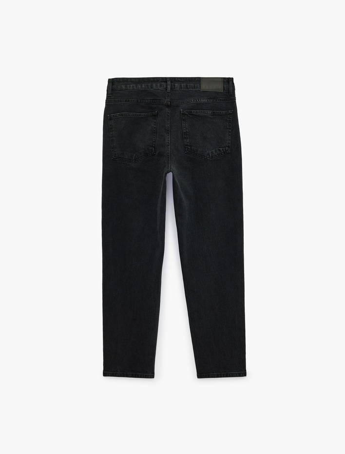  Normal Bel Cepli Pamuklu Tapered Jean Pantolon - Joe Jean