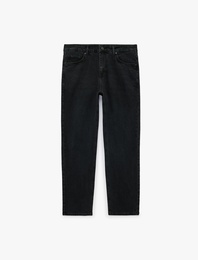 Normal Bel Cepli Pamuklu Tapered Jean Pantolon - Joe Jean