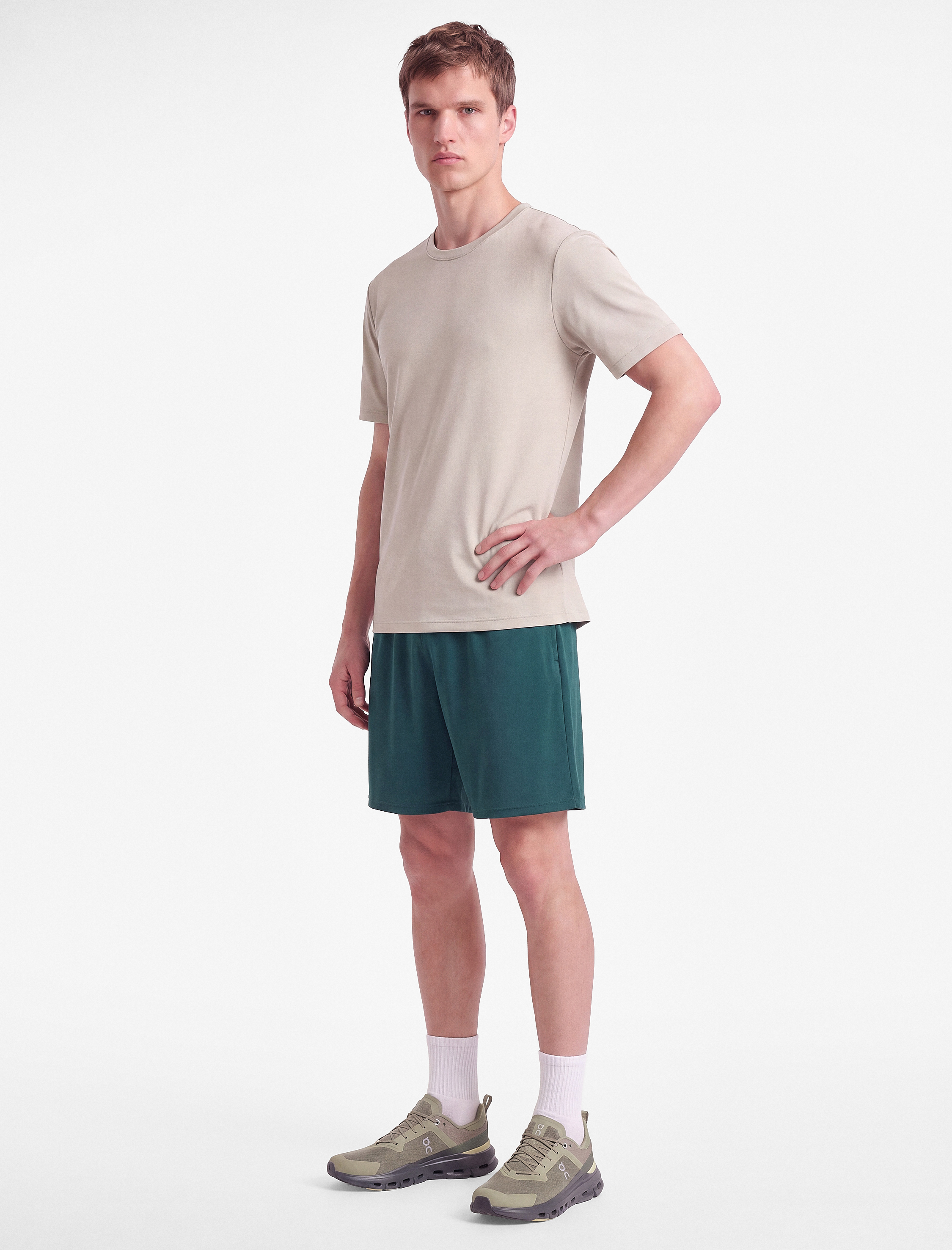   Regular Fit Kısa Kollu Bisiklet Yaka Basic Spor Tişört