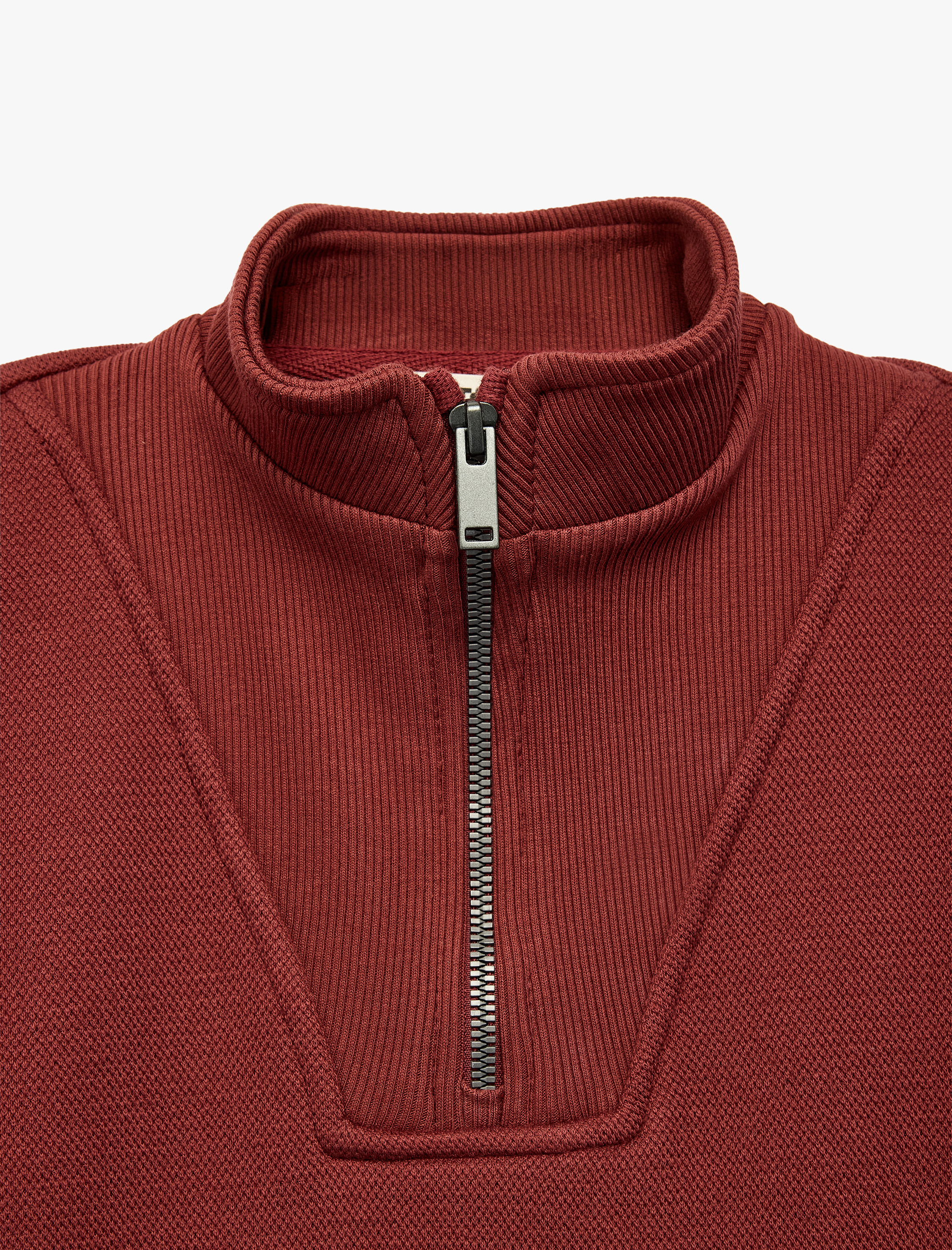  Erkek Çocuk Kanguru Cepli Uzun Kollu Yarım Fermuarlı Dik Yaka Sweatshirt