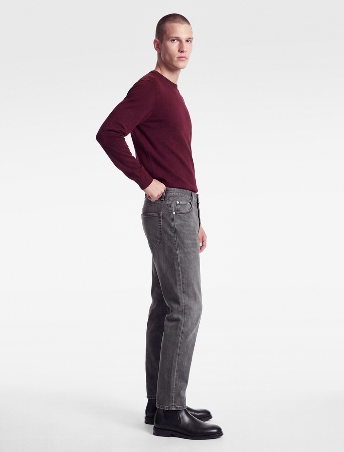  Normal Bel Beş Cepli Pamuklu Tapered Fit Jean Pantolon