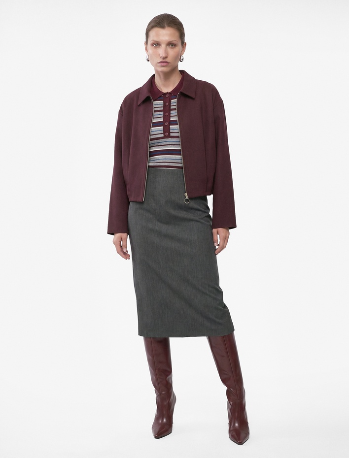  Koton X Selected by Şahika Ercümen - Slim Fit Kalem Etek