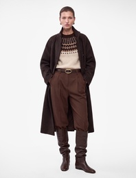 Koton X Selected by Şahika Ercümen - Cepli Havuç Kesim Pileli Kumaş Pantolon