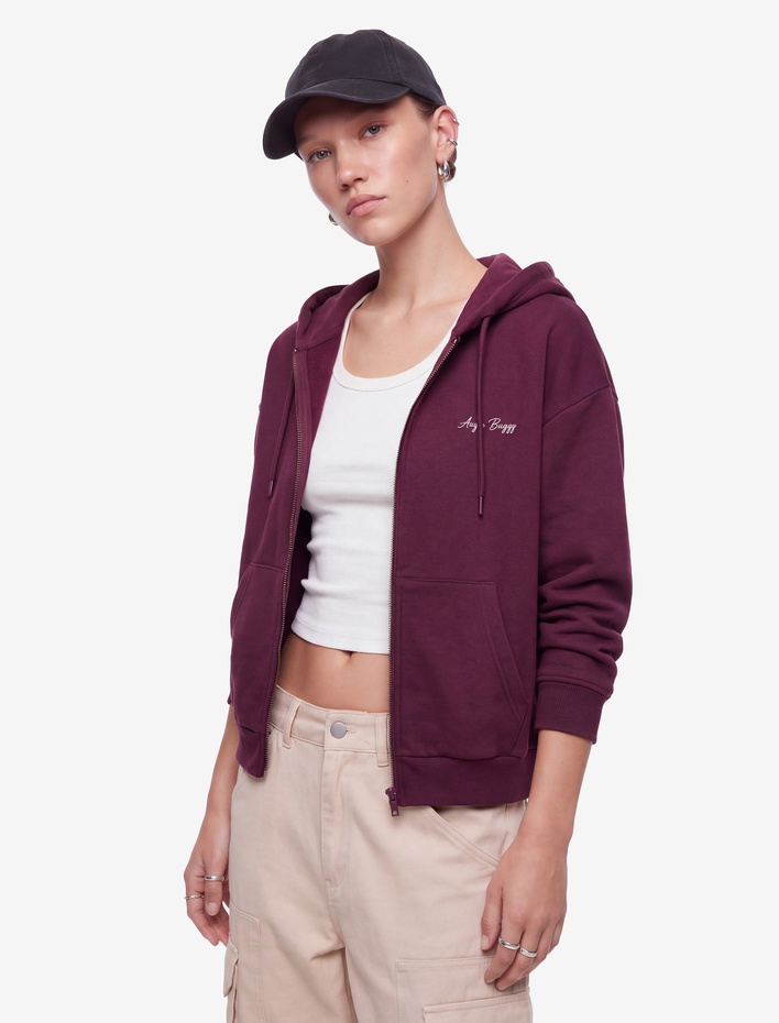  Pullu Payetli Dansçı Sweatshirt Melek Kanat Detaylı Kapüşonlu Rahat Kalıp Fermuarlı