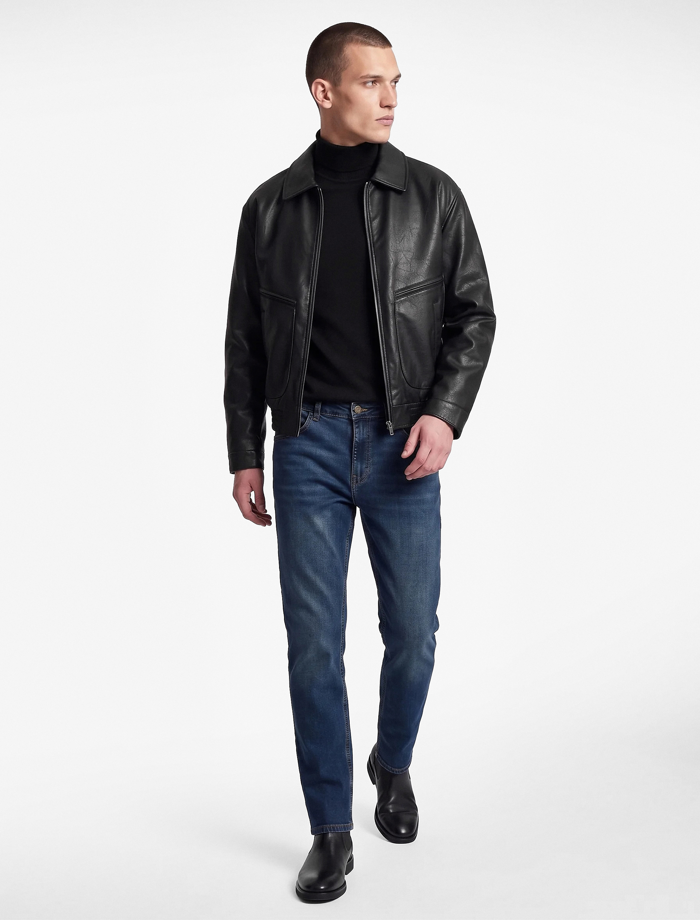   Normal Bel Pamuklu Cepli Slim Fit Jean Pantolon - Brad Jean