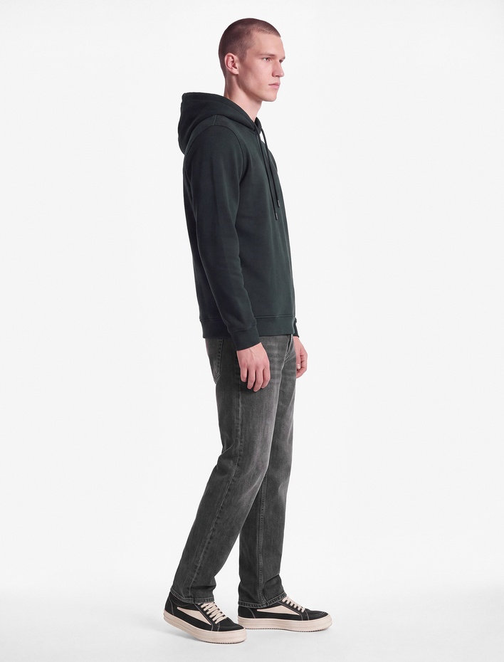  Şardonlu Uzun Kollu Basic Kapşonlu Sweatshirt