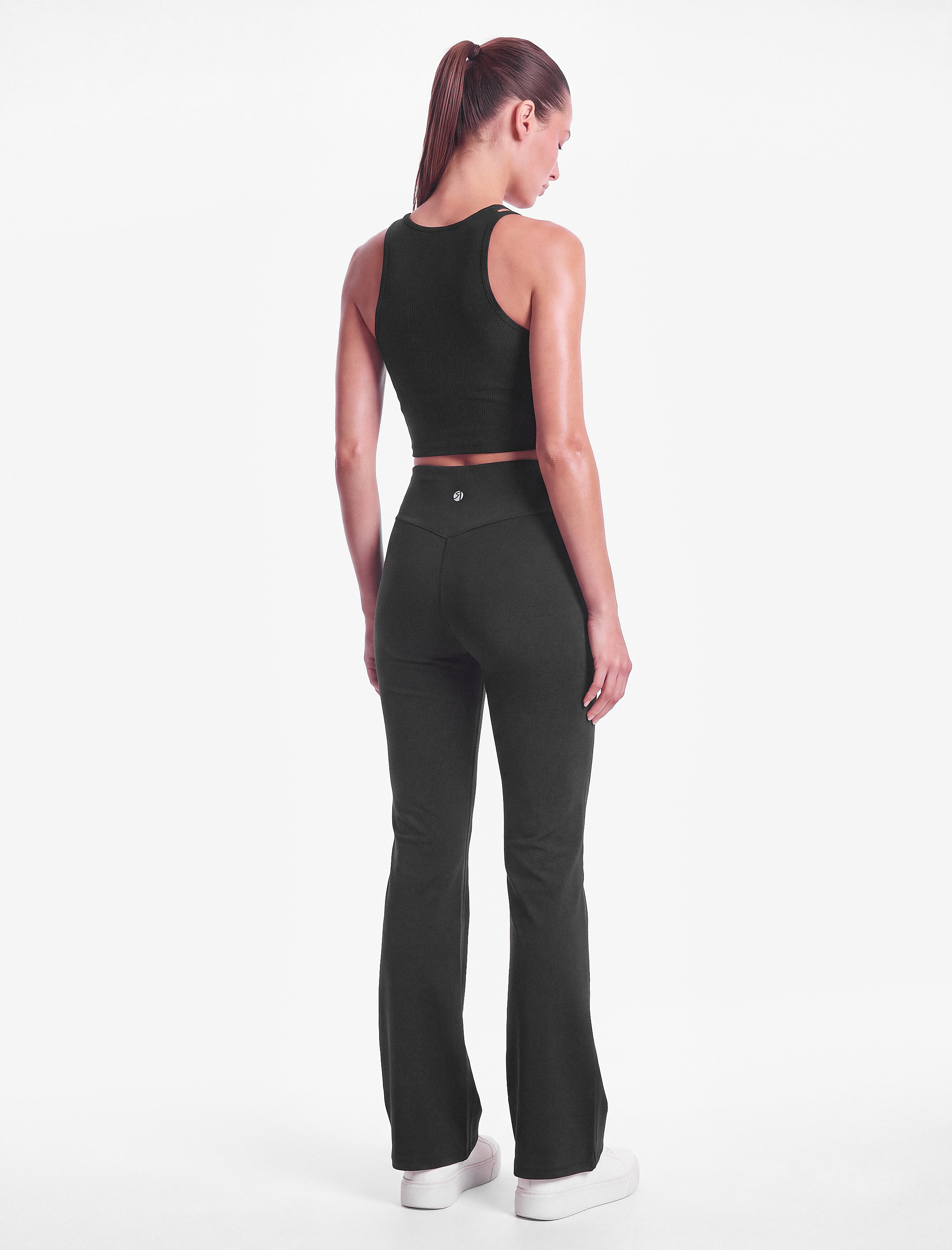  Yüksek Bel Cepli Dikiş Detaylı Slim Fit Spor Eşofman Altı