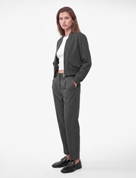 Koton X Selected by Şahika Ercümen - Cepli Havuç Kesim Pileli Kumaş Pantolon