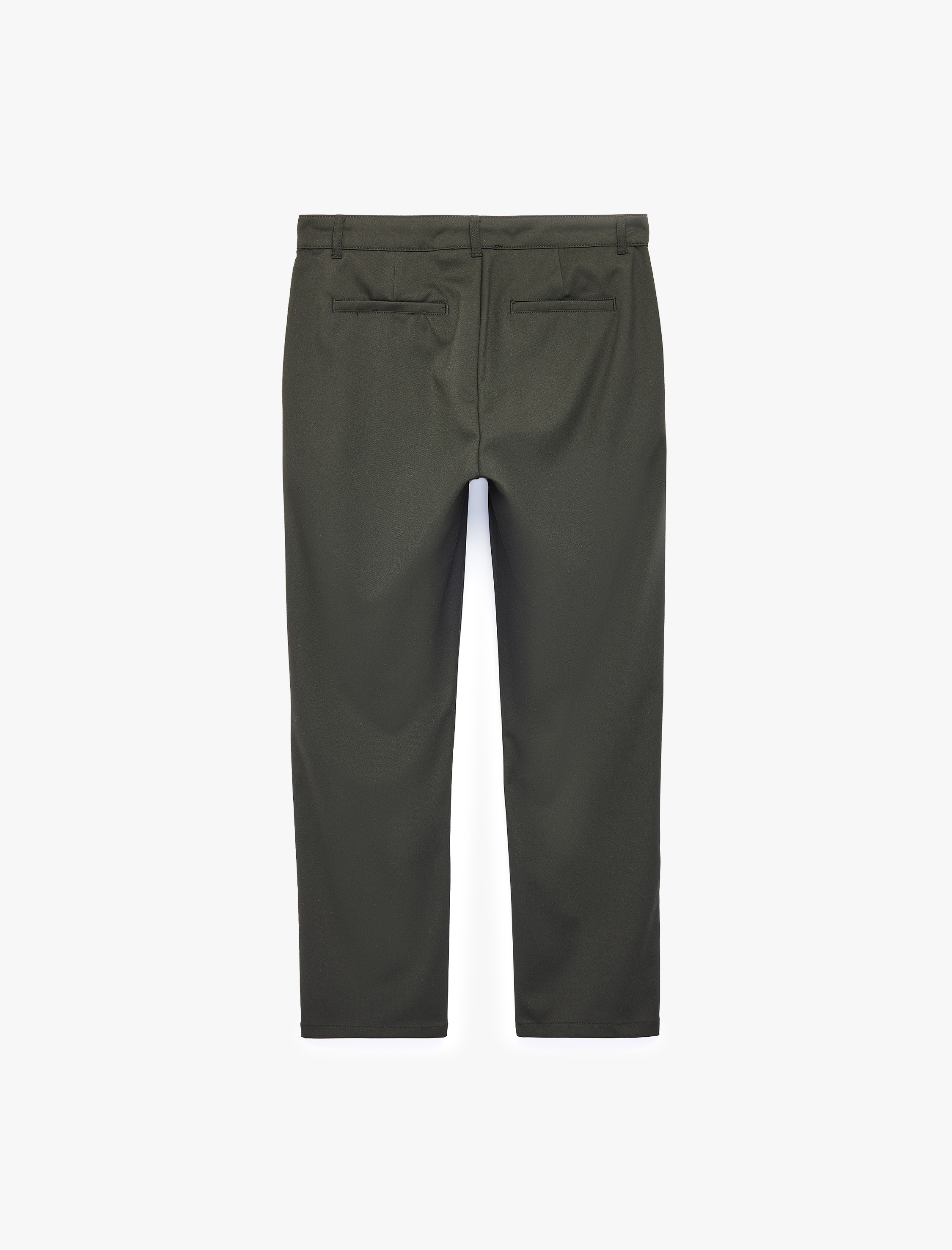   Cepli Düğmeli Slim Fit Gabardin Pantolon