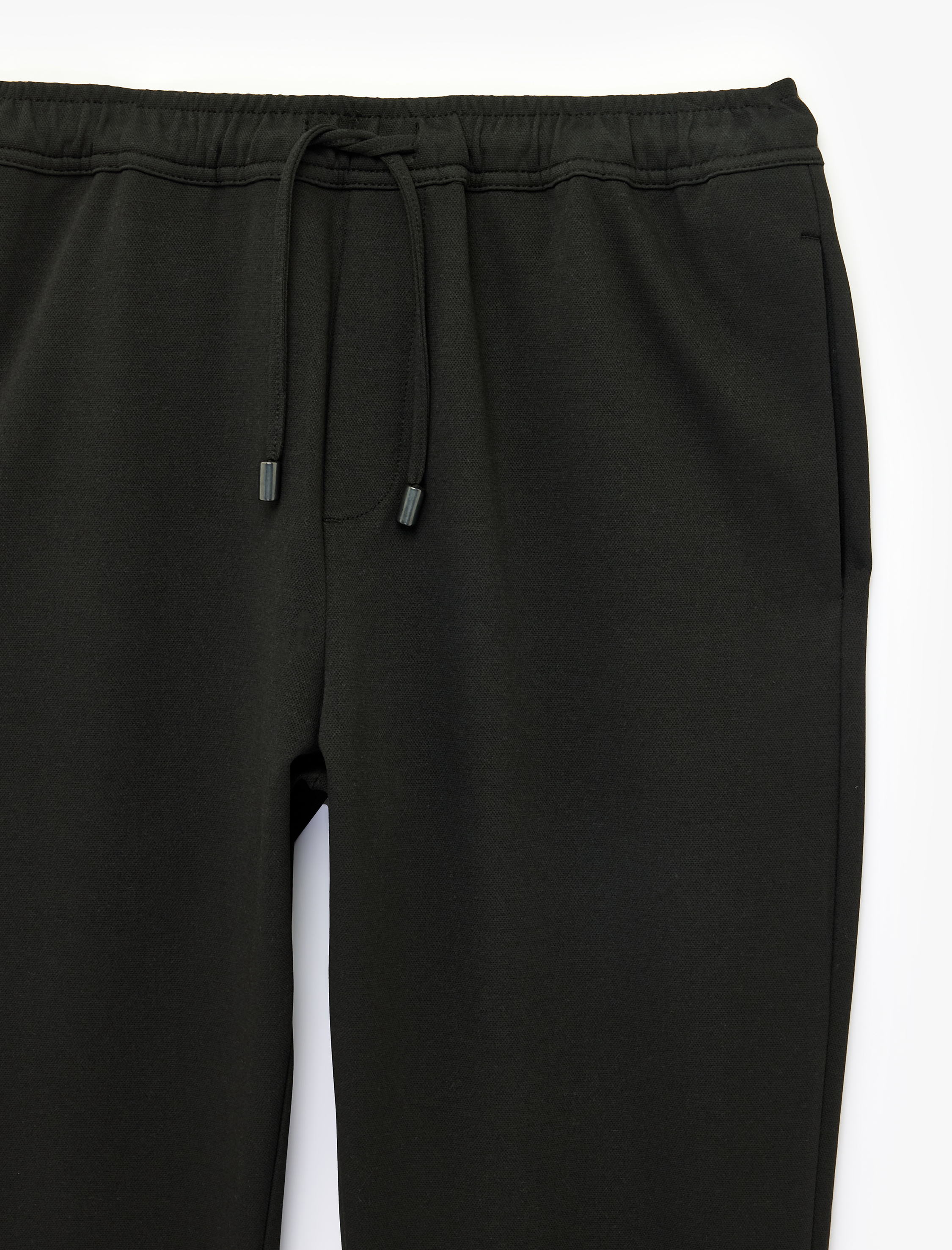   Viskon Karışımlı Cepli Beli Lastikli Bağcıklı Slim Fit Pantolon